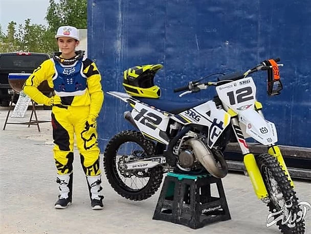 این دختر ۱۵ساله، بهترین موتورسوار ایران است!